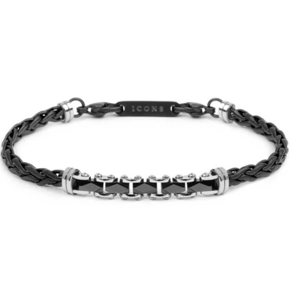 Bracciale Marlù Uomo in Acciaio 30BR0039N - 30BR0039N